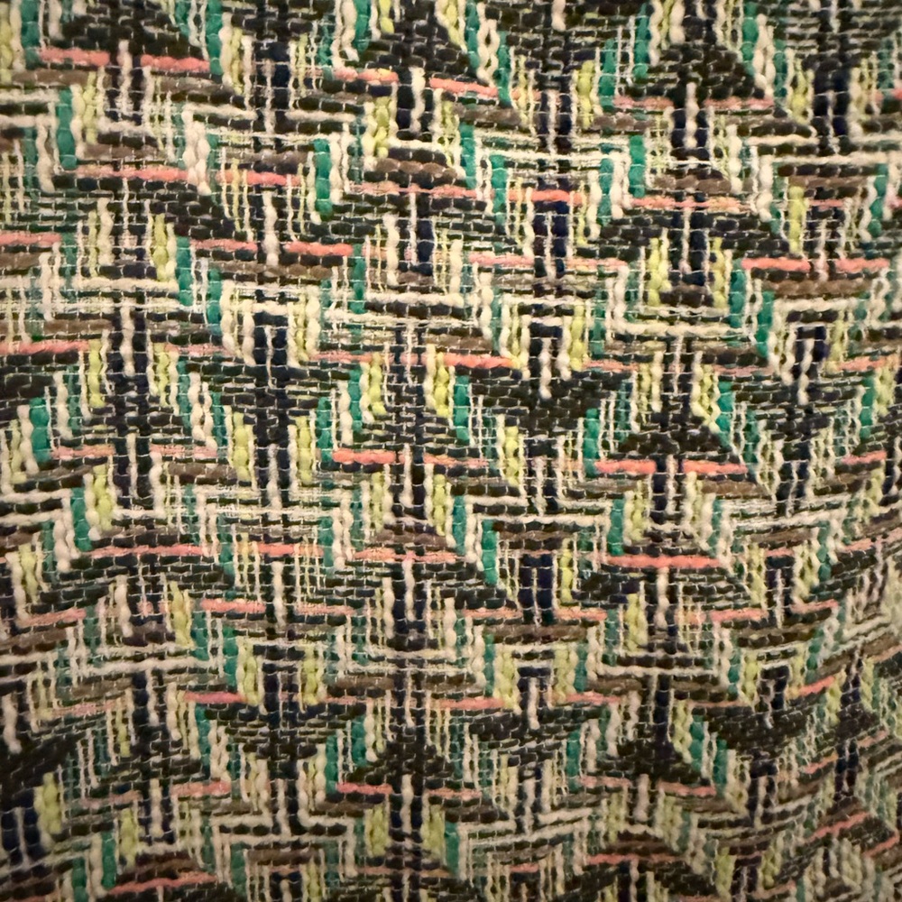 Kate Spade Harper Chevron Tweed Mini Skirt Size 4 - Picture 2 of 8